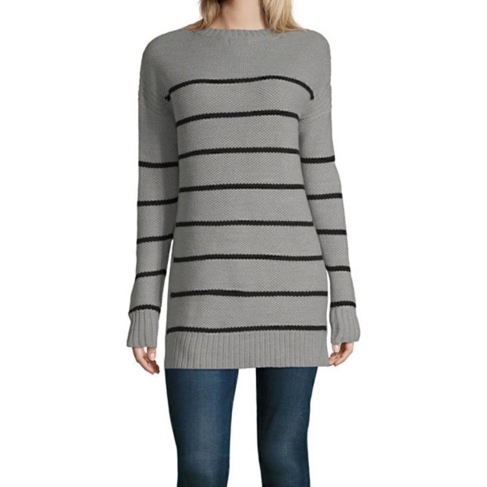 a.n.a womens crew neck long sleeve pullover sweater medium